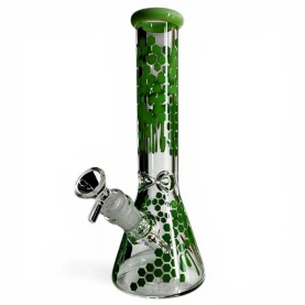 Sklenené bongo Phoenix Honey - Zelené