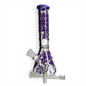 Sklenené bongo Phoenix Honey - Fialové - vybratý kotol