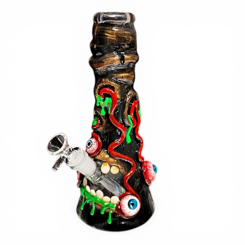 Sklenené bongo Phoenix Art Monster - Dark