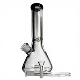 Sklenené bongo - Black Top - vybratý kotol