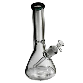 Sklenené bongo Clear - Green Top