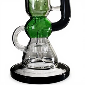 Sklenené bongo Phoenix Tea Pot - farebné - cirkulacia