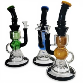 Sklenené bongo Phoenix Tea Pot - farebné - mix farieb