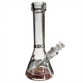 Sklenené bongo Phoenix Massive - Pink - zboku