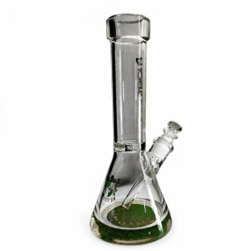 Sklenené bongo Phoenix Massive - Green - odzadu