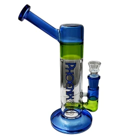 Tower Bubbler Phoenix - Blue - zboku
