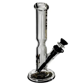 Sklenené bongo Phoenix NS14 - Čierne - zboku