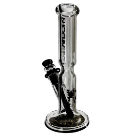 Sklenené bongo Phoenix NS14 - Čierne - odzadu