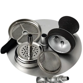 Vodná fajka Smokah  silver - korunka a hms