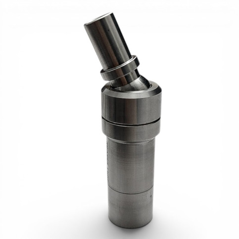 Adaptér na vodnú fajku AMY - Silver - pohľad zhora