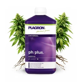 Plagron pH Plus 500ml - s rastlinou konope