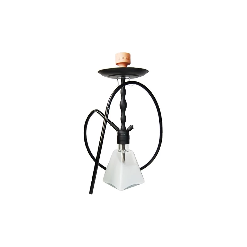 Vodná fajka BullShit Shisha white pyramid 62cm