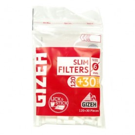 Cigaretové filtre Gizeh Slim 6 mm 120 ks