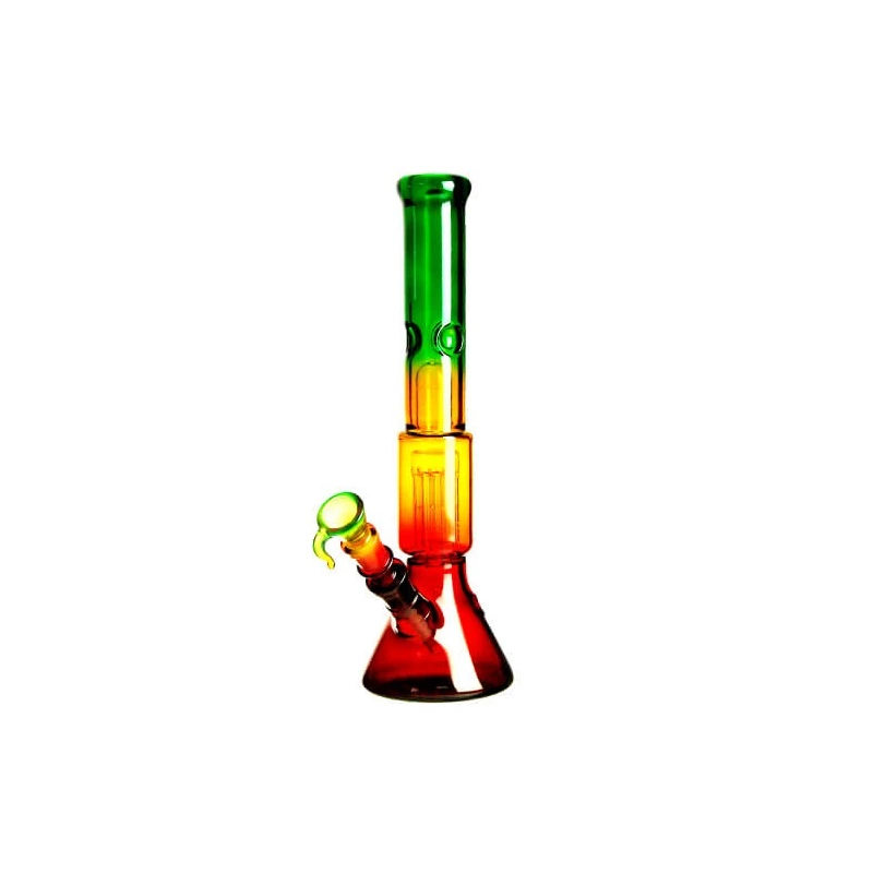 Bong sklo multilevel rasta 37cm