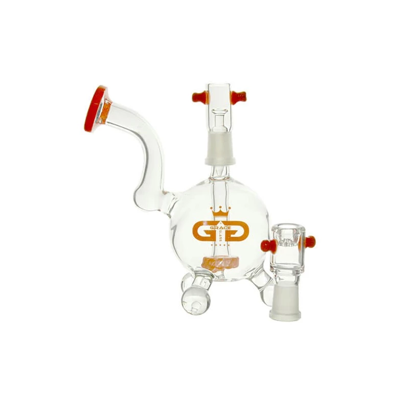 Bong Boxed GG Mini Ball amber 16 cm