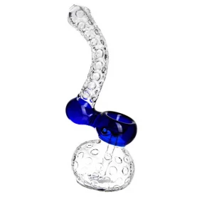 Bong sklo Bubbler Crystal - modrý