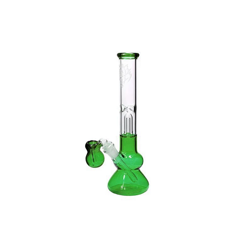 Bong sklo s precoolerom 30 cm green