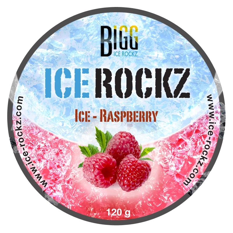 Ice Rockz - Kamienky do vodnej fajky - Malina 120g