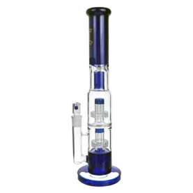 Bong Black Leaf Ice 2x percoolator 46cm