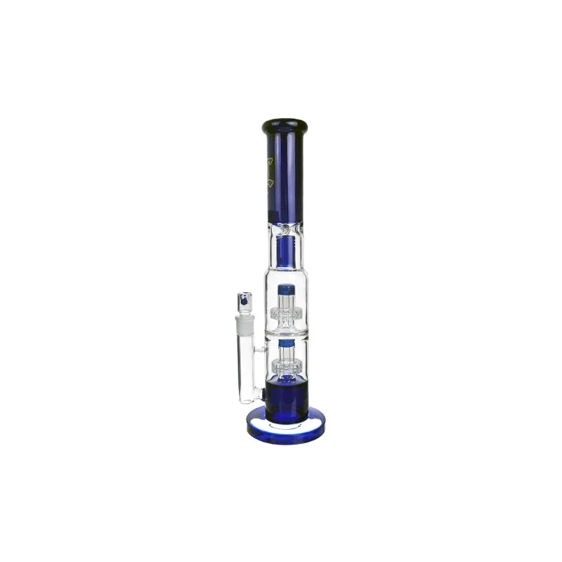 Bong Black Leaf Ice 2x percoolator 46cm