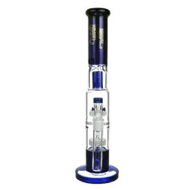 Bong Black Leaf Ice 2x percoolator 46cm