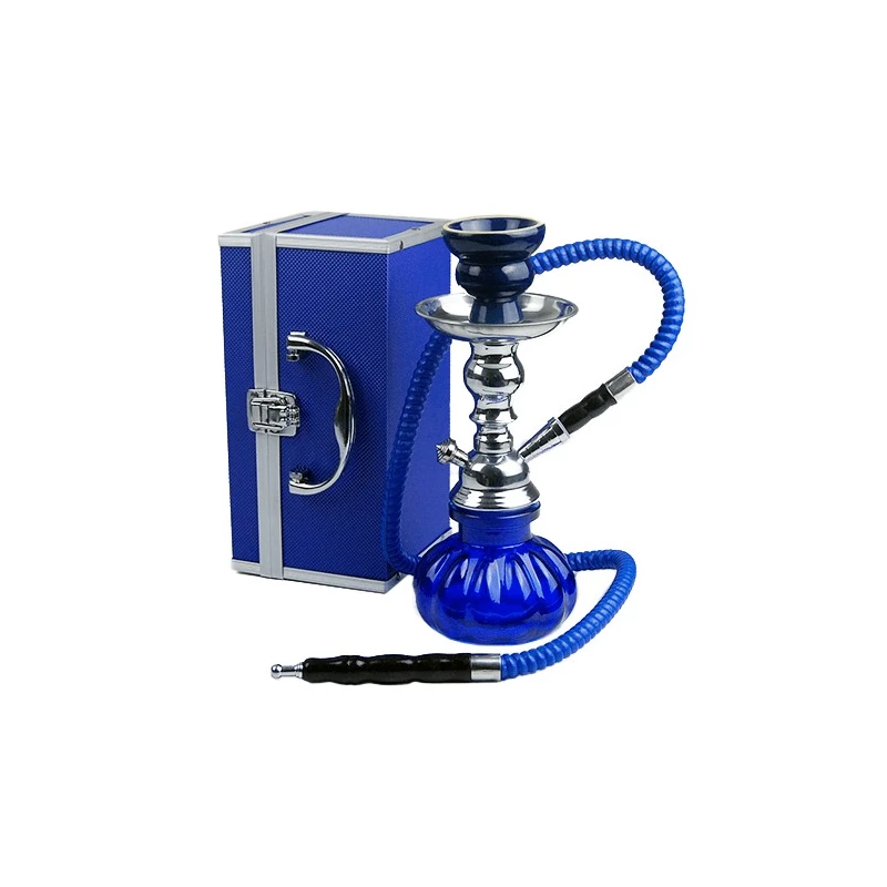 Vodná fajka MINI Smoke + BOX  blue