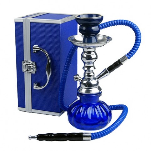 Vodná fajka MINI Smoke + BOX  blue
