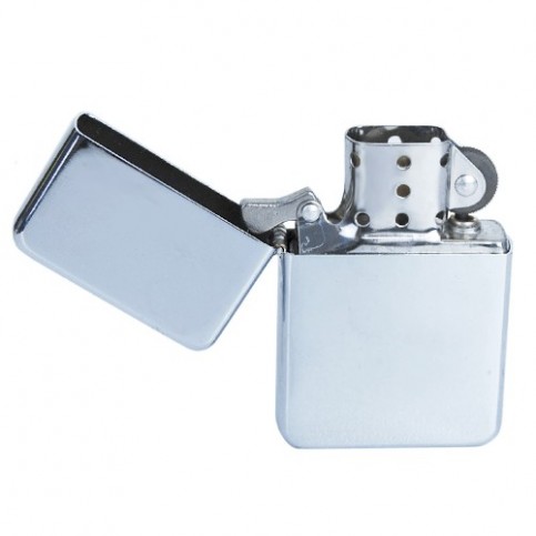 Zapaľovač benzínový strieborný