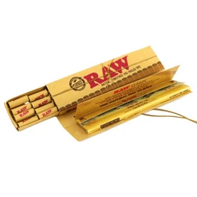 Papieriky RAW Connoisseur KingSize Slim + Predrolované filtre