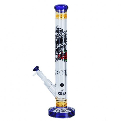 Bong GG Hammer ART Skull Blue
