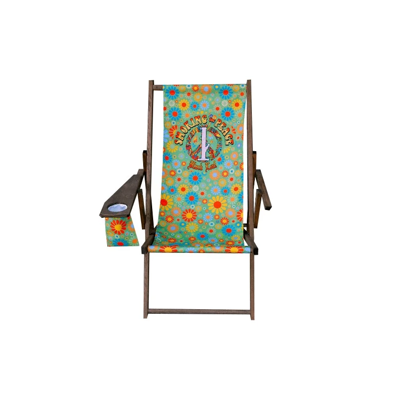 Plážové lehátko Black Leaf - Smoking