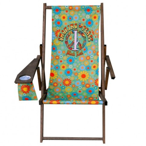 Plážové lehátko Black Leaf - Smoking