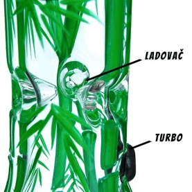 Bong green Panda 32 cm