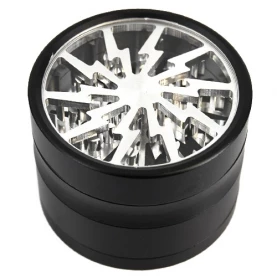 Drvička kovová 4 dielna strieborná