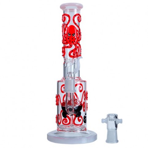 GG Bong Octopus Red 30 cm