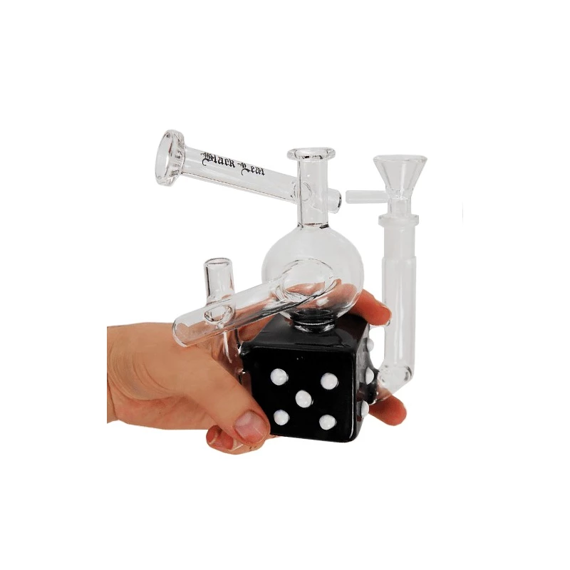 Multi bong black cube 15 cm