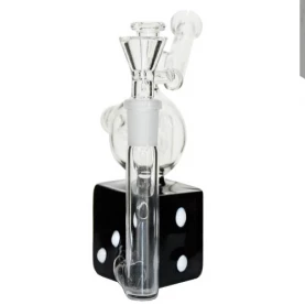 Multi bong black cube 15 cm