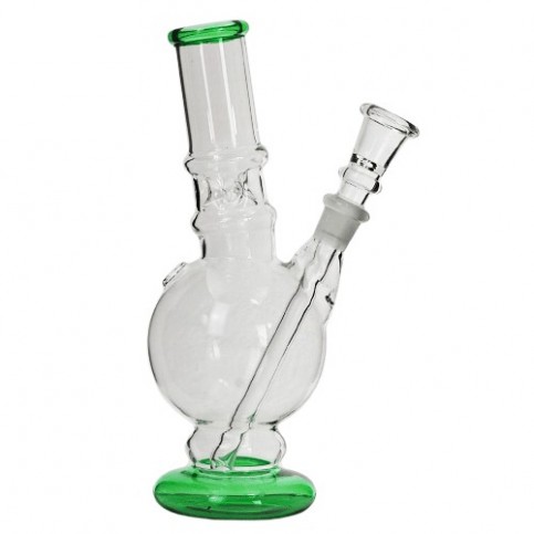 Glassbong Ice mini Green 20cm