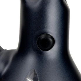 Bong GG Satinated Black Red 50cm