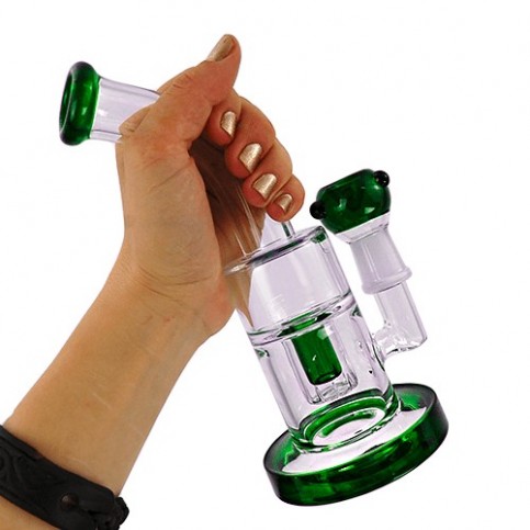 Bong GG Saxo Buvvler Green 21cm