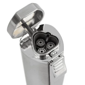 Cigarový zapaľovač 3 tryskový Jobon Silver