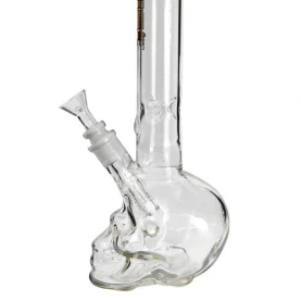 Bong Clear Bullet Small Skull 35cm