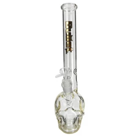 Bong Clear Bullet Small Skull 35cm