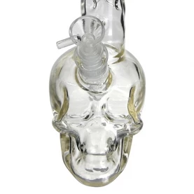 Bong Clear Bullet Small Skull 35cm