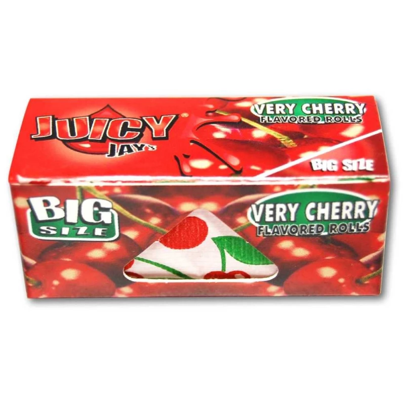 Ochutené papieriky Juicy Jays' Rolls – Very Cherry / Višne - Rolka 5 m