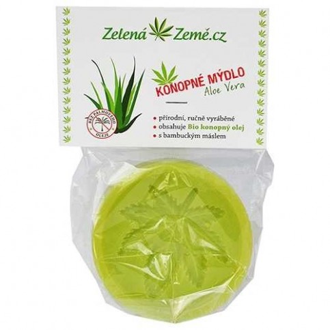 Konopné mydlo - Aloe Vera 80g