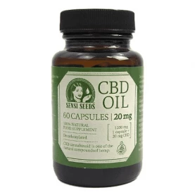 CBD Capsule Sensi Seeds 20 mg / 60 ks