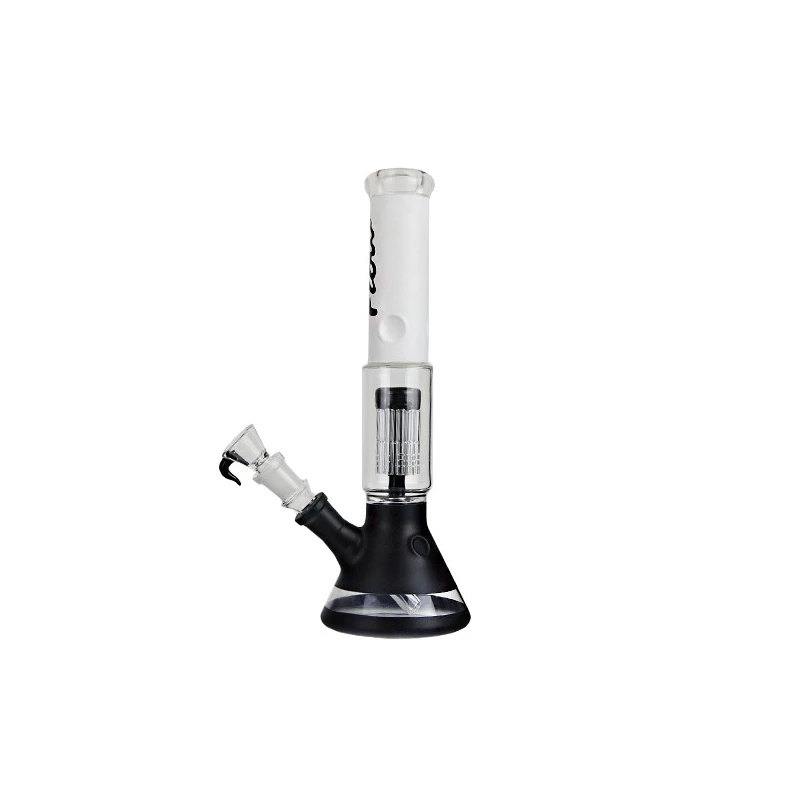 Bong Flow Beaker Black White 35 cm
