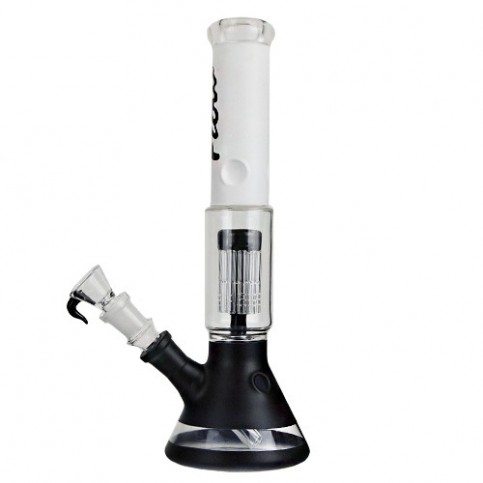 Bong Flow Beaker Black White 35 cm