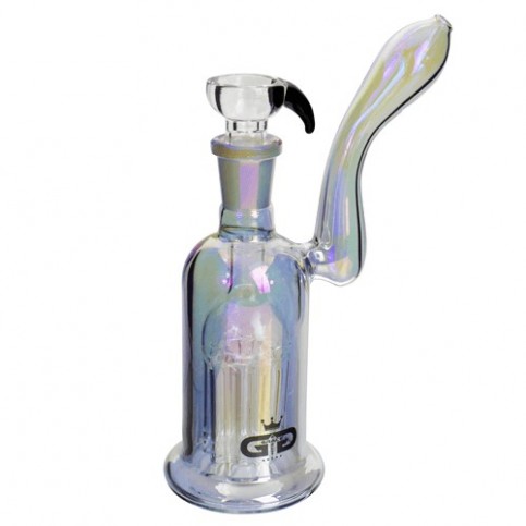 Sklenený bong GG The King Metalic 18 cm